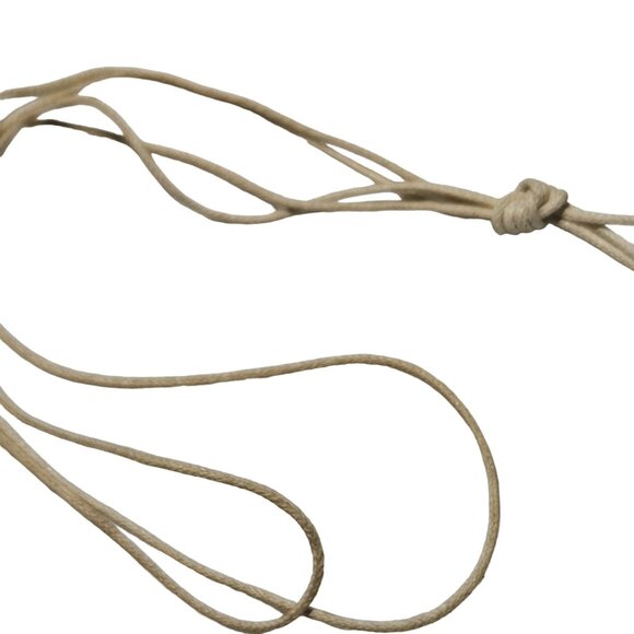 Handcrafted Silver Flower Beaded Cord Necklace Statement Fashion Jewelry Women - Picture 5 of 7